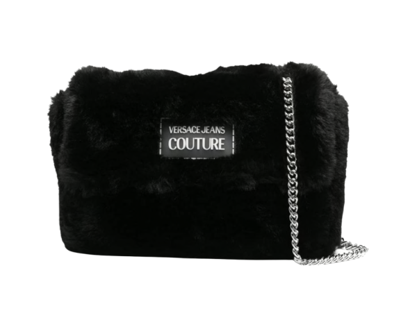 Versace Jeans Couture Fluffy Bag, Schwarz