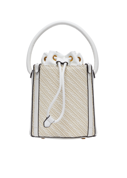 LIU.JO Bucket Bag, Beuteltasche, Umhängetasche, Off-White, Weiß