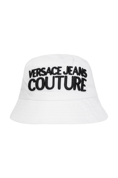 Versace Jeans Couture Bucket Hat, Fischerhut, Anglerhut, Weiß
