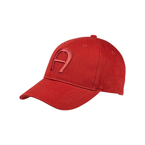 Aigner Logo Baseball Cap, Rot
