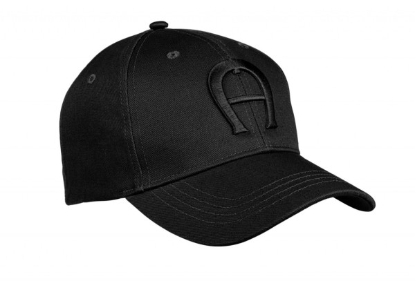 Aigner Logo Baseball Cap, Schwarz 241103