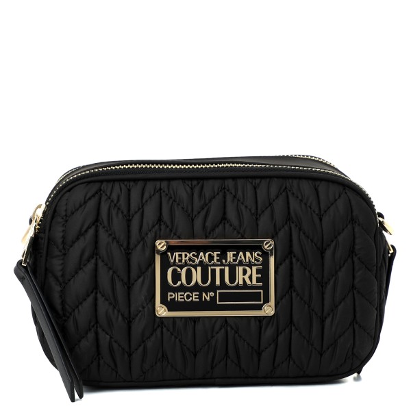 Versace Jeans Couture Quilted Camera Bag, Umhängetasche, Schwarz