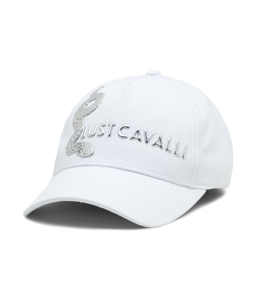 Just Cavalli Baseball Cap, Weiß-Silber