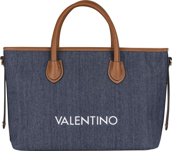 Valentino Bags Leith Re Large Tote Bag, Handtasche, Umhängetasche, Denim