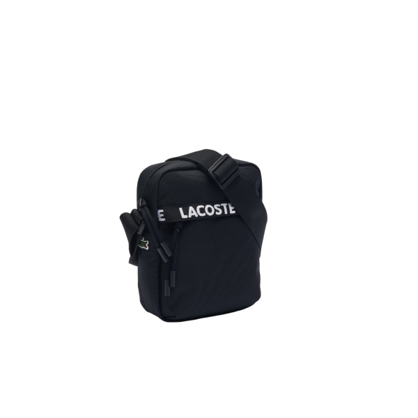 Lacoste Vertical Camera Bag, Umhängetasche, Crossbodytasche, Schwarz