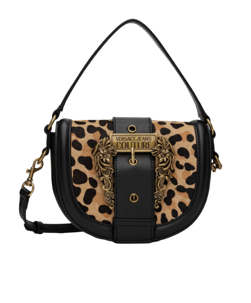 Versace Jeans Couture Handtasche Leder-Ponyfell
