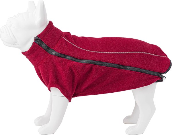 Hugo & Hudson Hundepullover Fleece, Rot