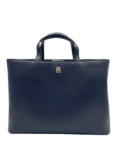 Tommy Hilfiger Iconic Workbag, Tote Bag, Handtasche, Umhängetasche, Dunkelblau