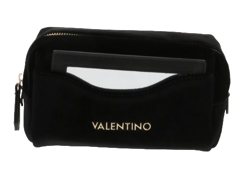 Valentino Bags Misteltoe, Beautycase, Kosmetiktasche, Samt-Schwarz