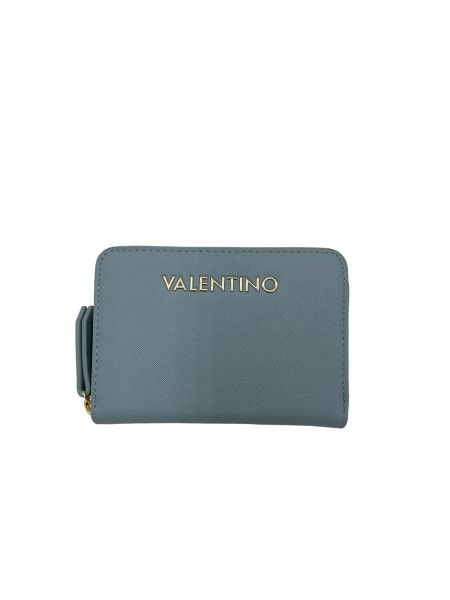 Valentino Bags Zero Re Kompakt-Geldbeutel, Portemonnaie, Hellblau
