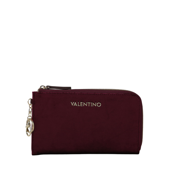 Valentino Bags Misteltoe, Beauty-Clutch, Etui, Samt-Bordeaux