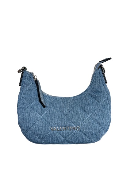 Valentino Bags OCARINA Denim Small Hobo Bag, Umhängetasche, Blau