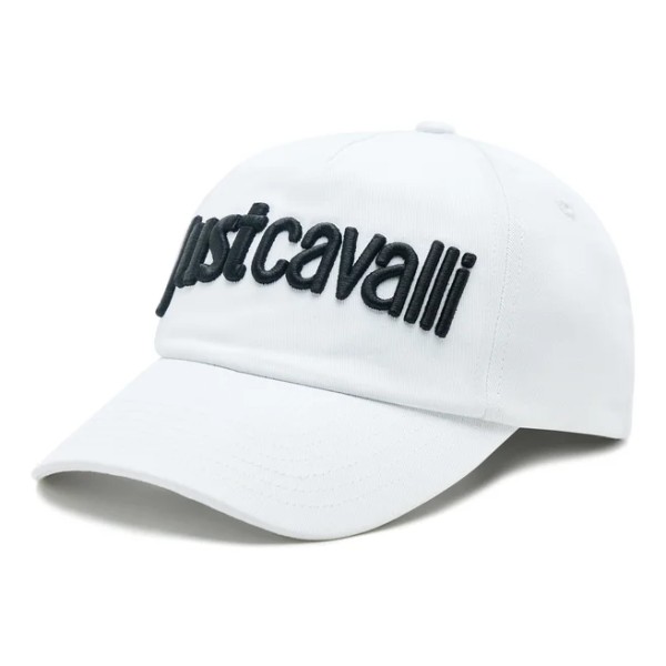 Just Cavalli Baseball Cap, Weiß-Schwarz