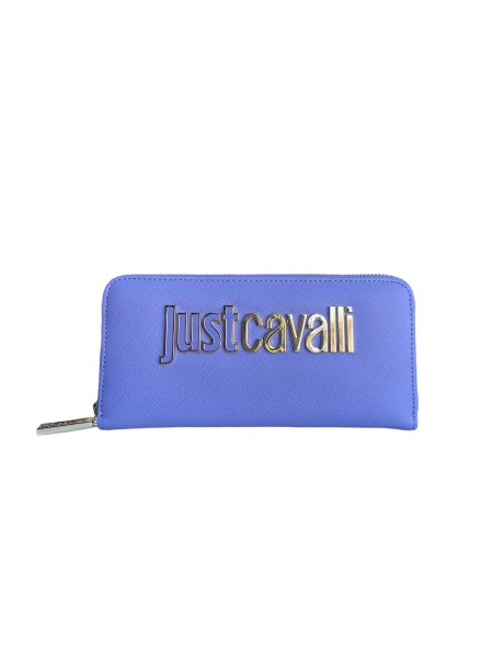 Just Cavalli Logo, Portemonnaie, Geldbeutel, Lila