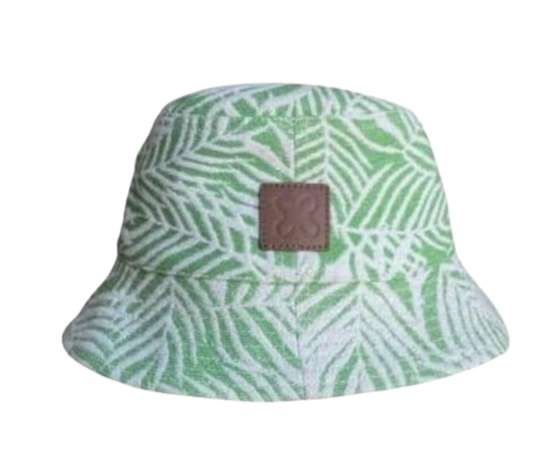 Codello Bucket Hat, Anglerhut, Fischerhut Positive Vibes, Grün
