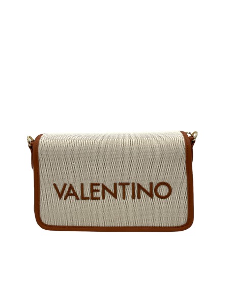 Valentino Bags Chelsea Re Umhängetasche, Schultertasche, Beige-Cognac