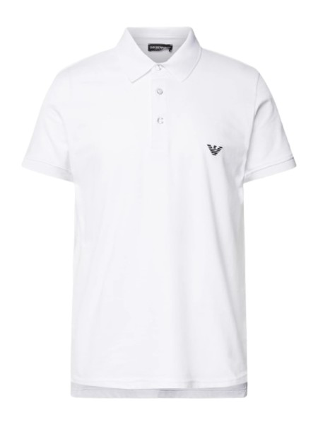 Emporio Armani Herren Poloshirt, Weiß