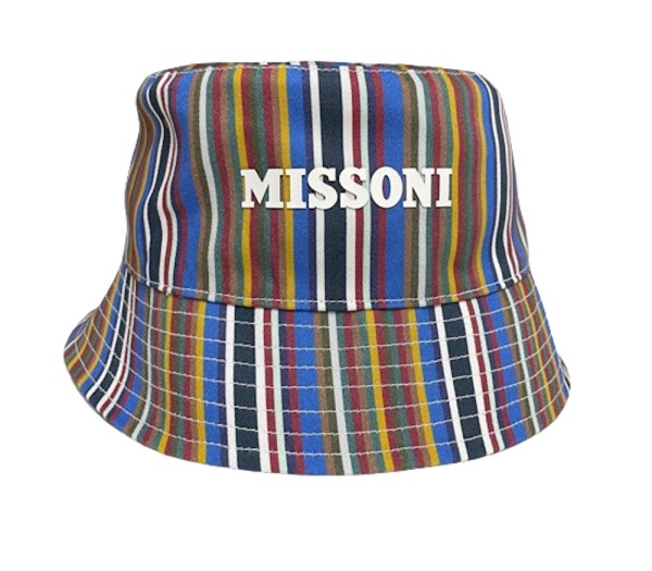 Missoni Fischerhut / Bucket Hat, Multicolor Stripes