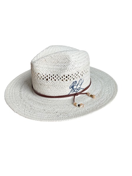Lauren Ralph Lauren Crown Fedora-Hat Strohhut, Beige