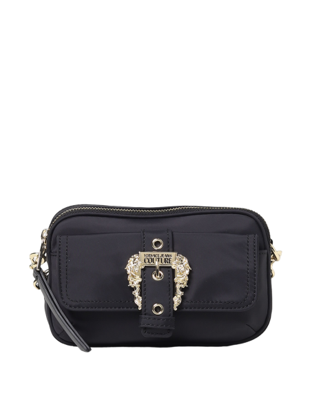 Versace Jeans Couture Nylon Camera Bag, Umhängetasche, Schwarz
