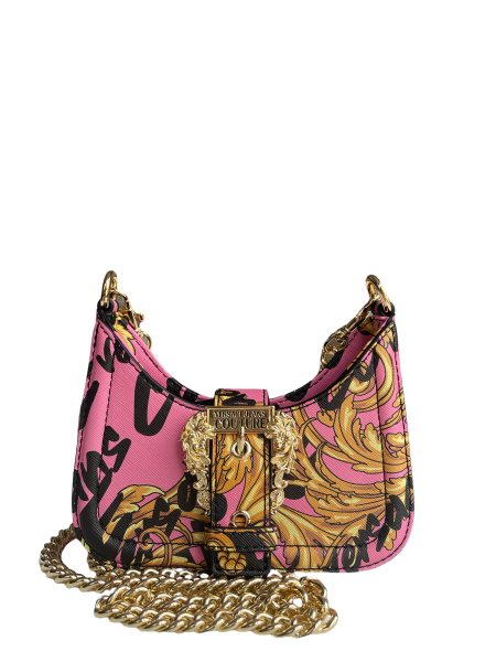 Versace Jeans Couture Mini-Handtasche Printed Saffiano, Pink