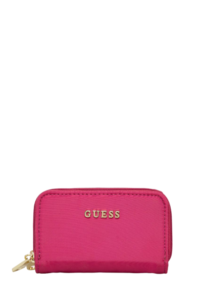 Guess Certosa Nylon Double Zip Mini Wallet, Etui, Pink