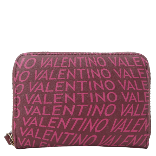 Valentino Bags Kompakt-Portemonnaie Samosa, Bordeaux-Pink