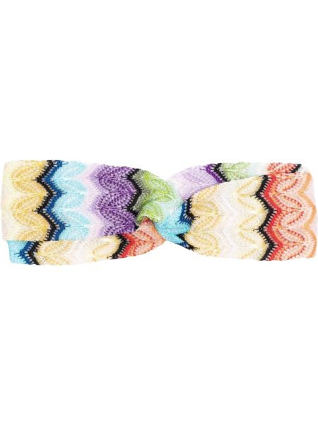 Missoni Knitted Summer Haarband, Multicolor