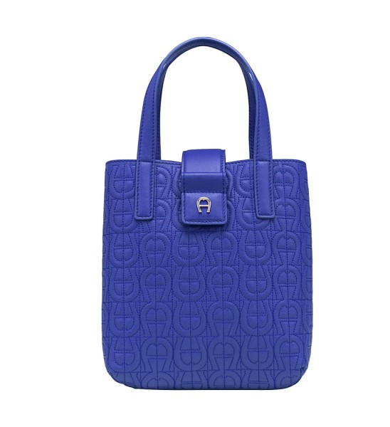 Aigner Shopper Leonie Logo S, Luxe Blue