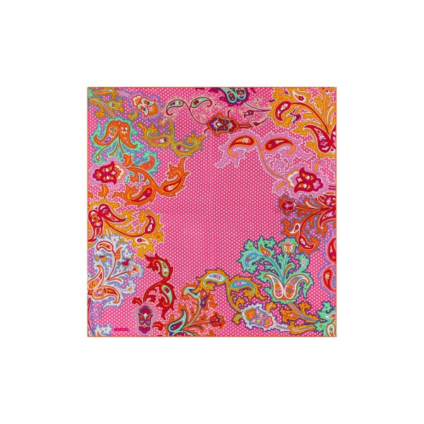 Roeckl Seiden-Foulard, Tuch Paisley Illusion, Pink