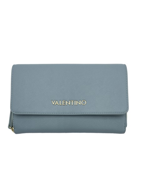 Valentino Bags Zero Re Wallet, Geldbörse, Umhängetasche, Hellblau
