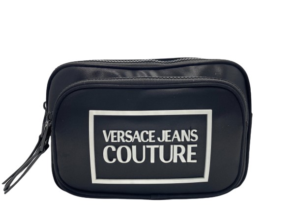 Versace Jeans Couture Tasche Gummy Logo, Schwarz