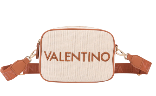 Valentino Bags Chelsea Re Camera Bag, Schultertasche, Umhängetasche, Crossbodytasche, Beige-Cognac